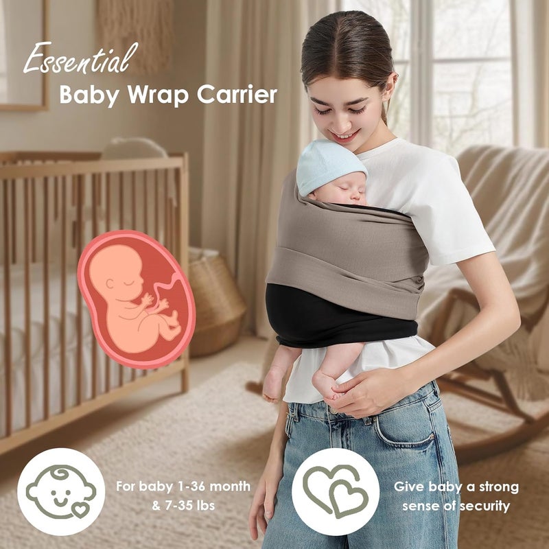 Shiaon Baby Sling Carrier One Shoulder Carrier for Baby - Image 3